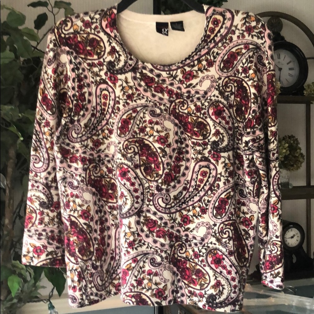 Elements G Paisley Print Sweater